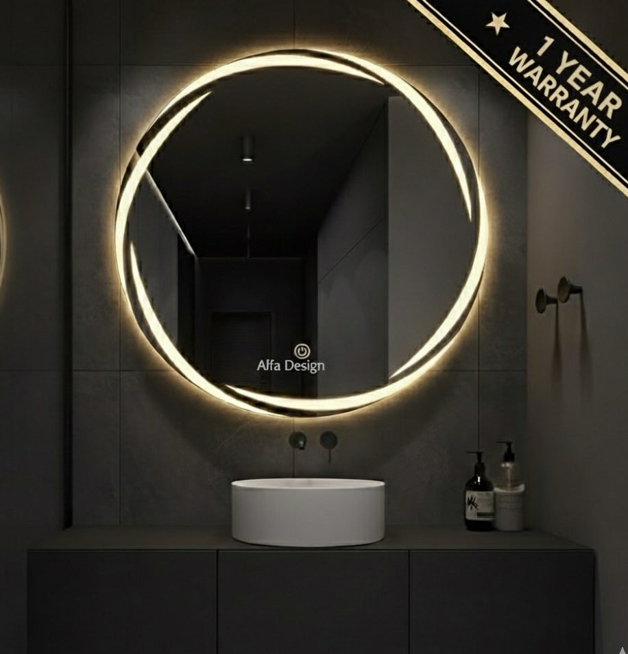 LED Round Fostrate Wall Mirror