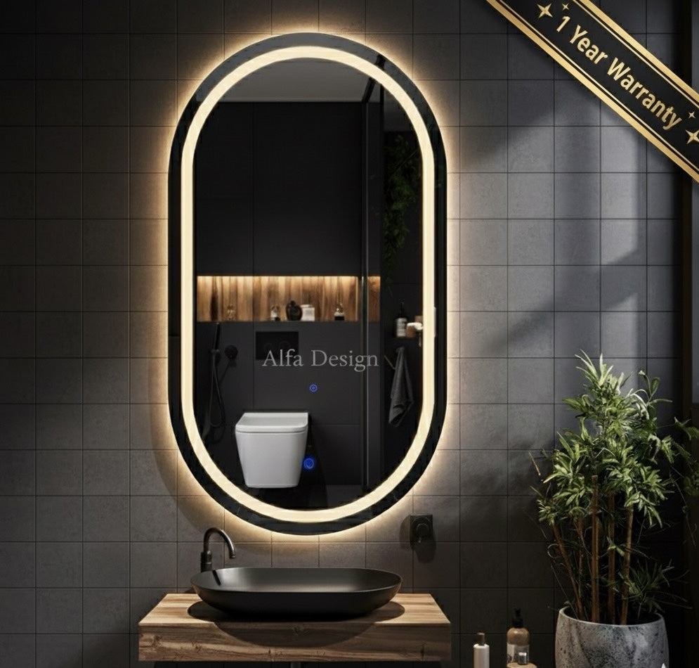 Capsule Slim LED Wall Mirror
