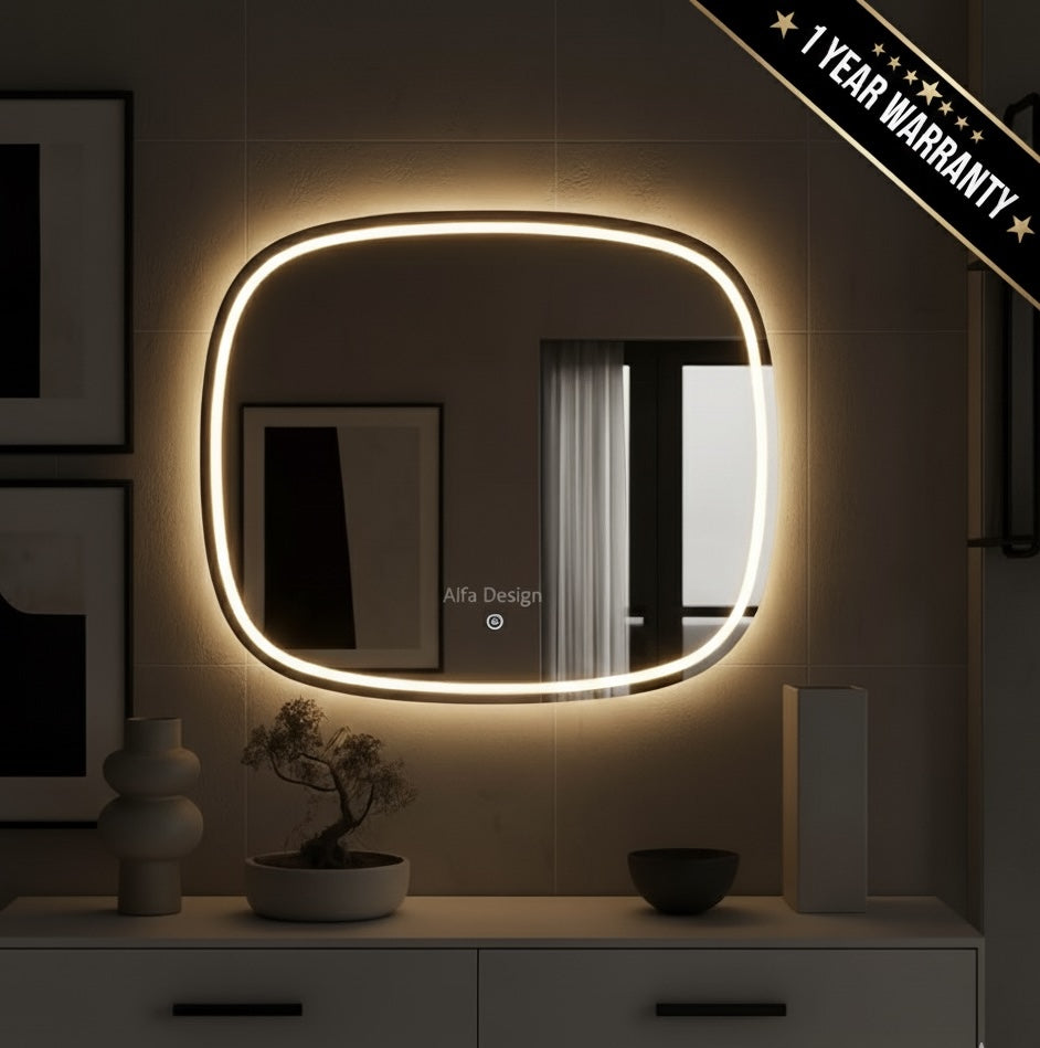 LED Horizontal Bathroom Wall Mirror