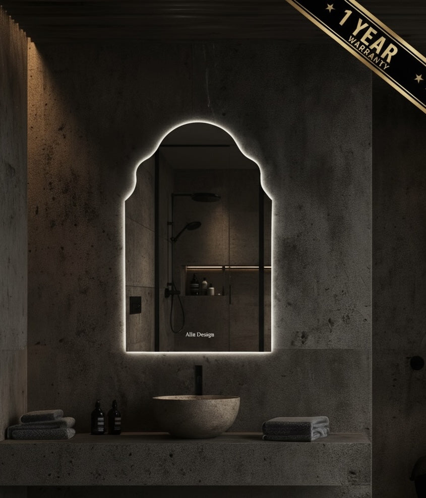 LED Irregular Backlite Wall Mirror