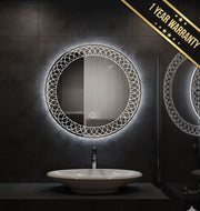 LED Round Scope Wall Mirror Frontlite