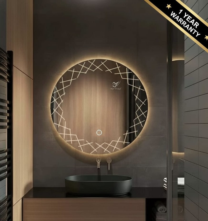 LED Round Nest Wall Mirror