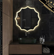 LED Round Front and Backlite Mirror