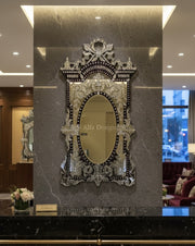 Oslar Antique Wall Mirror Venetian Inspired