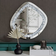 Irregular Diamond Crush Crystal Mirror