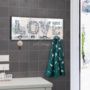 LOVE Letter Crush Diamond Mirrored Key Holder