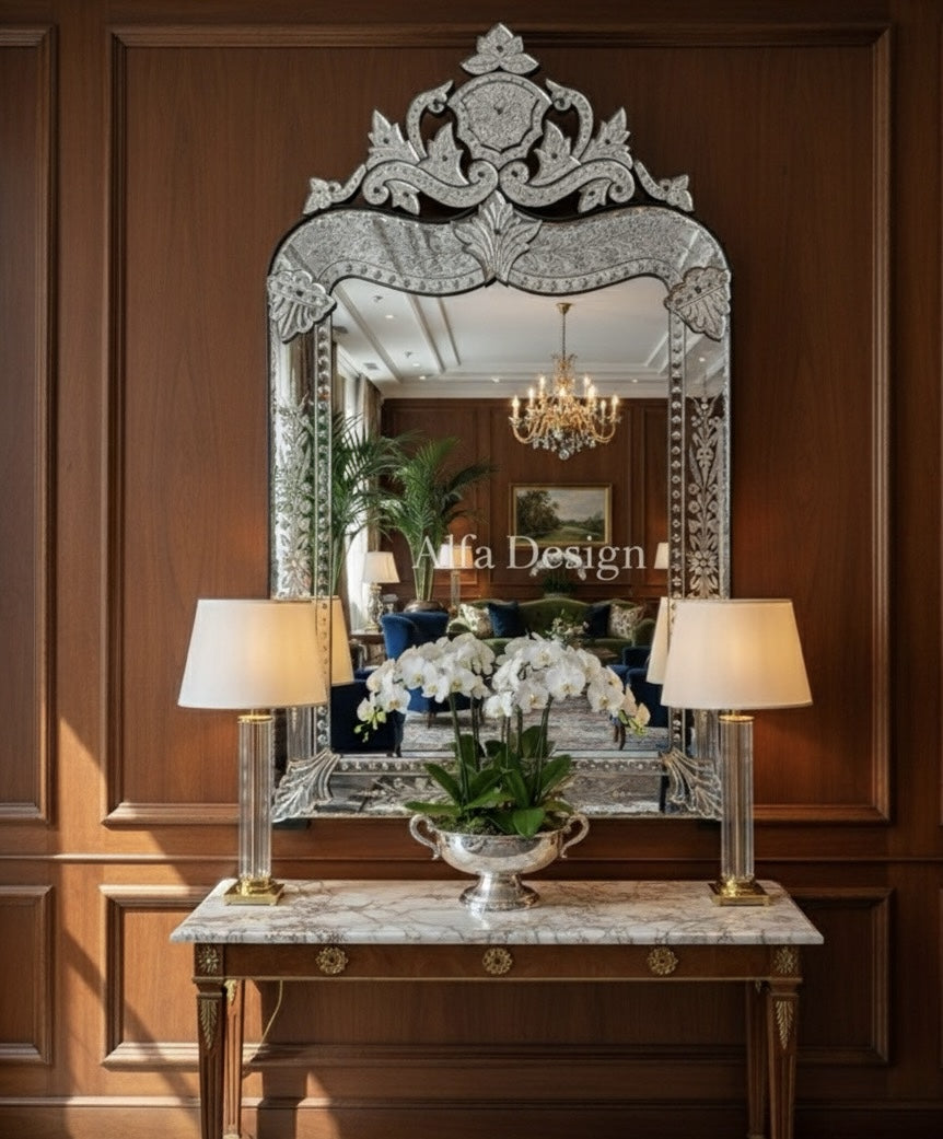 Sandy Model Wall Venetian Mirror