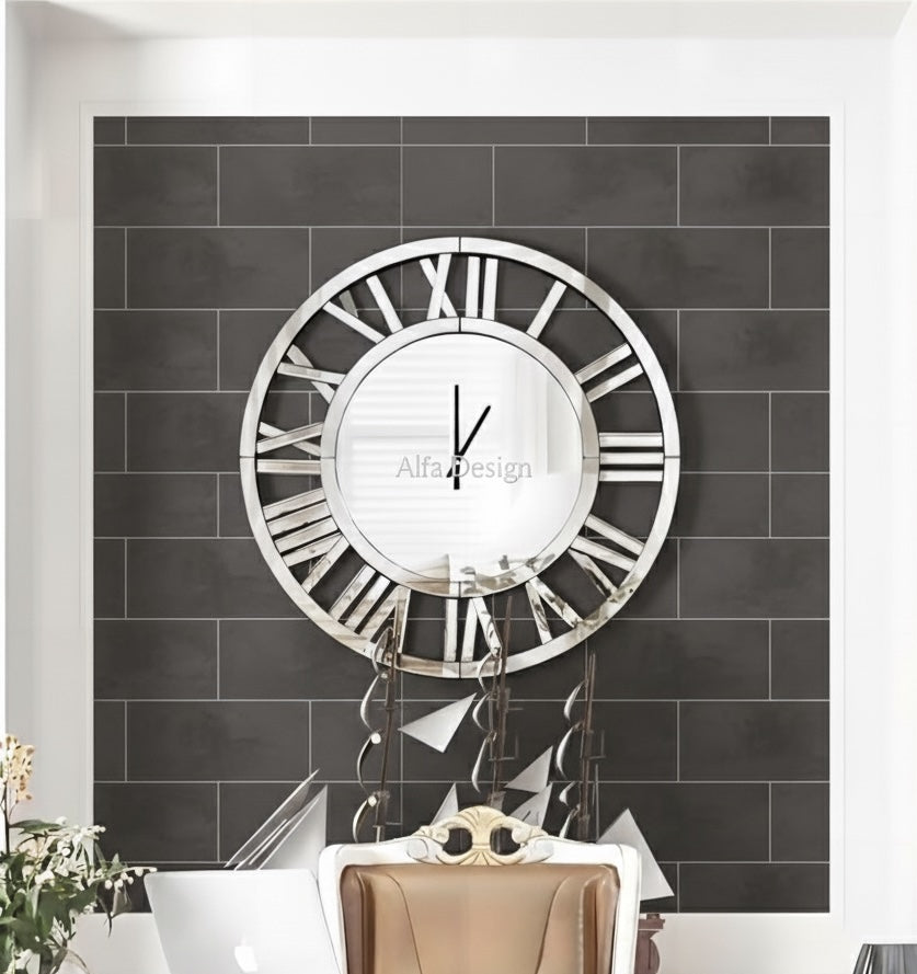Decorative Mirror Wall Clocks, 24 Inch