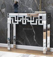 Geometry Design Mirror Console Table