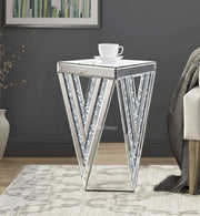 Pregaspor Silver Mirrored End Coffee Table