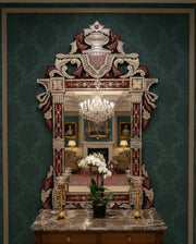 Antique Wall Mirror Italian Venetian Inspired