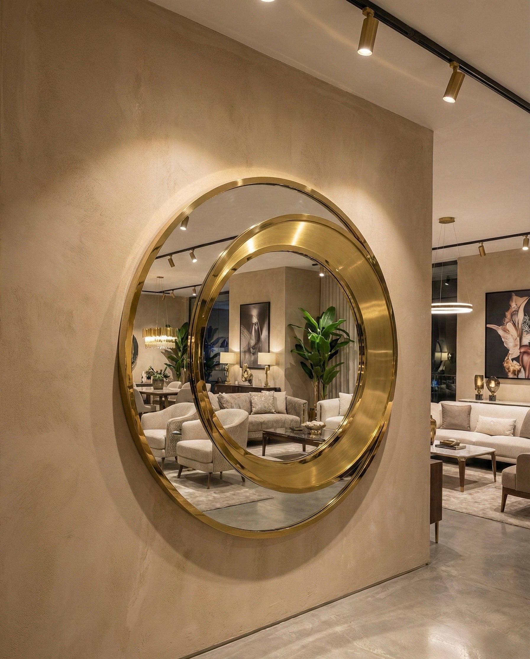 SS PVD Coated Multilayer Wall Mirror