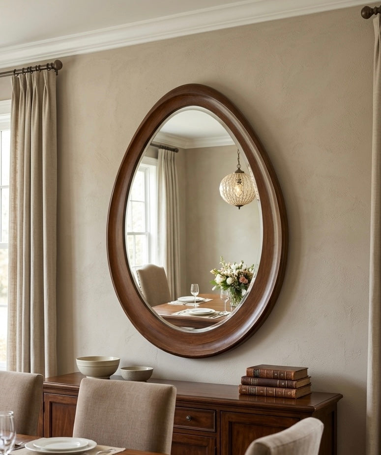 Oval Wall Mirror for Bathroom