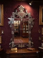 Antique Wall Mirror Italian Venetian Inspired