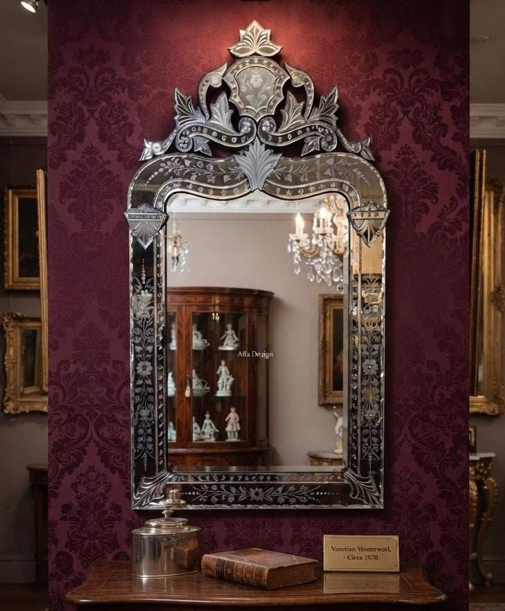 Sandy Model Wall Venetian Mirror