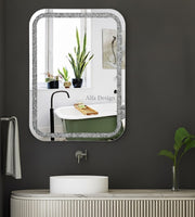 Diamond Crush Crystal Mirror