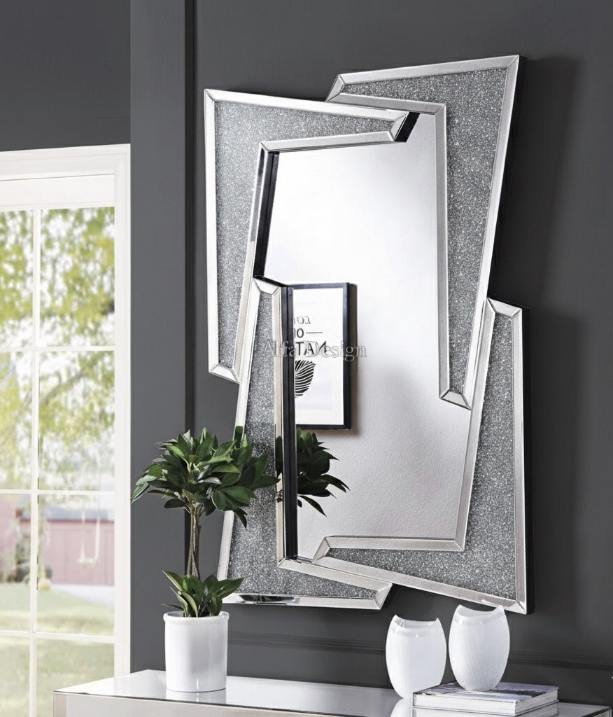 Diamond Crush Crystal Mirror