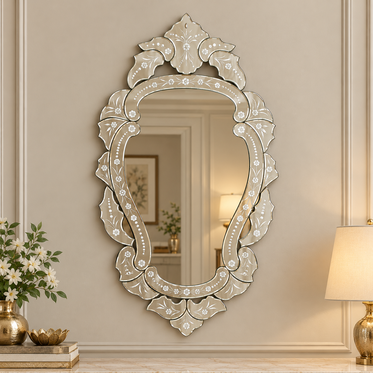 Antique Venetian Wall Mirror