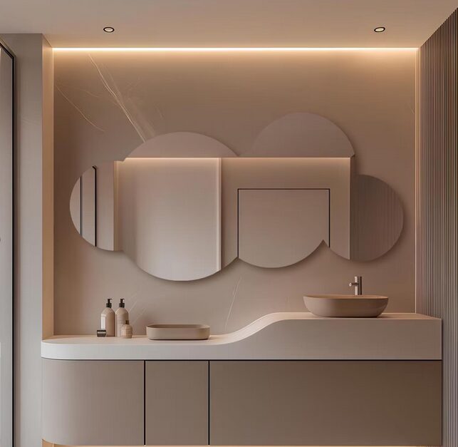 Cloud LED Bathroom Mirror 48 x 24 inch