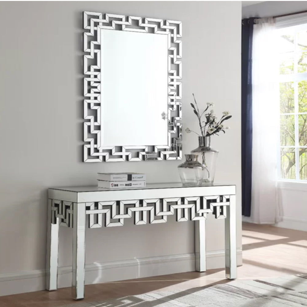Contemporary Console Table with Mirror