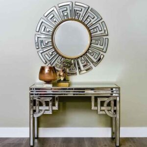 Contemporary Console Table with Mirror