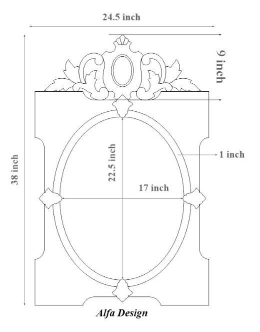 Venetian Mirror Taj Bengal Italian Style Wall Mirror