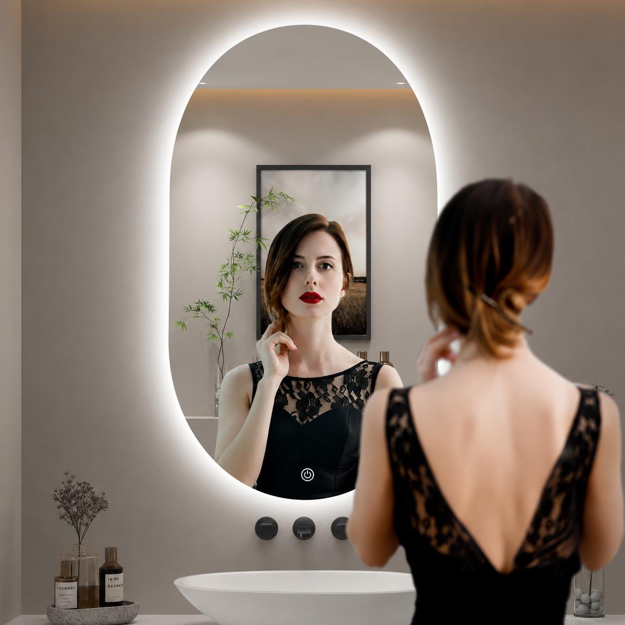 Capsule LED Backlite Mirror