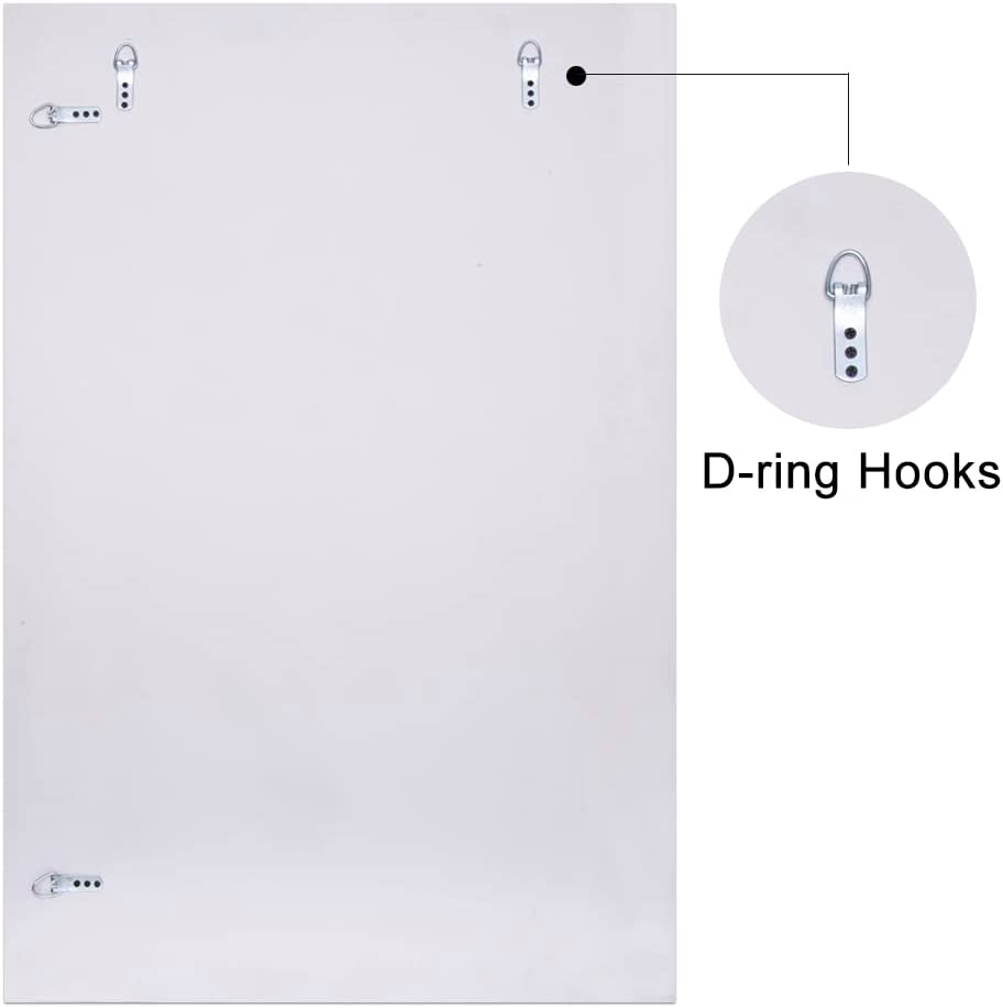 Crystal Parallel Design Wall Mirror 36″x24″inch