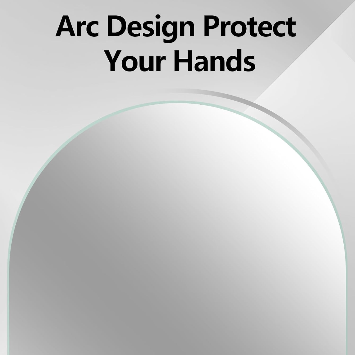 Capsule Frameless Wall Mirror