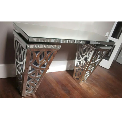 Contemporary Console Table with Mirror