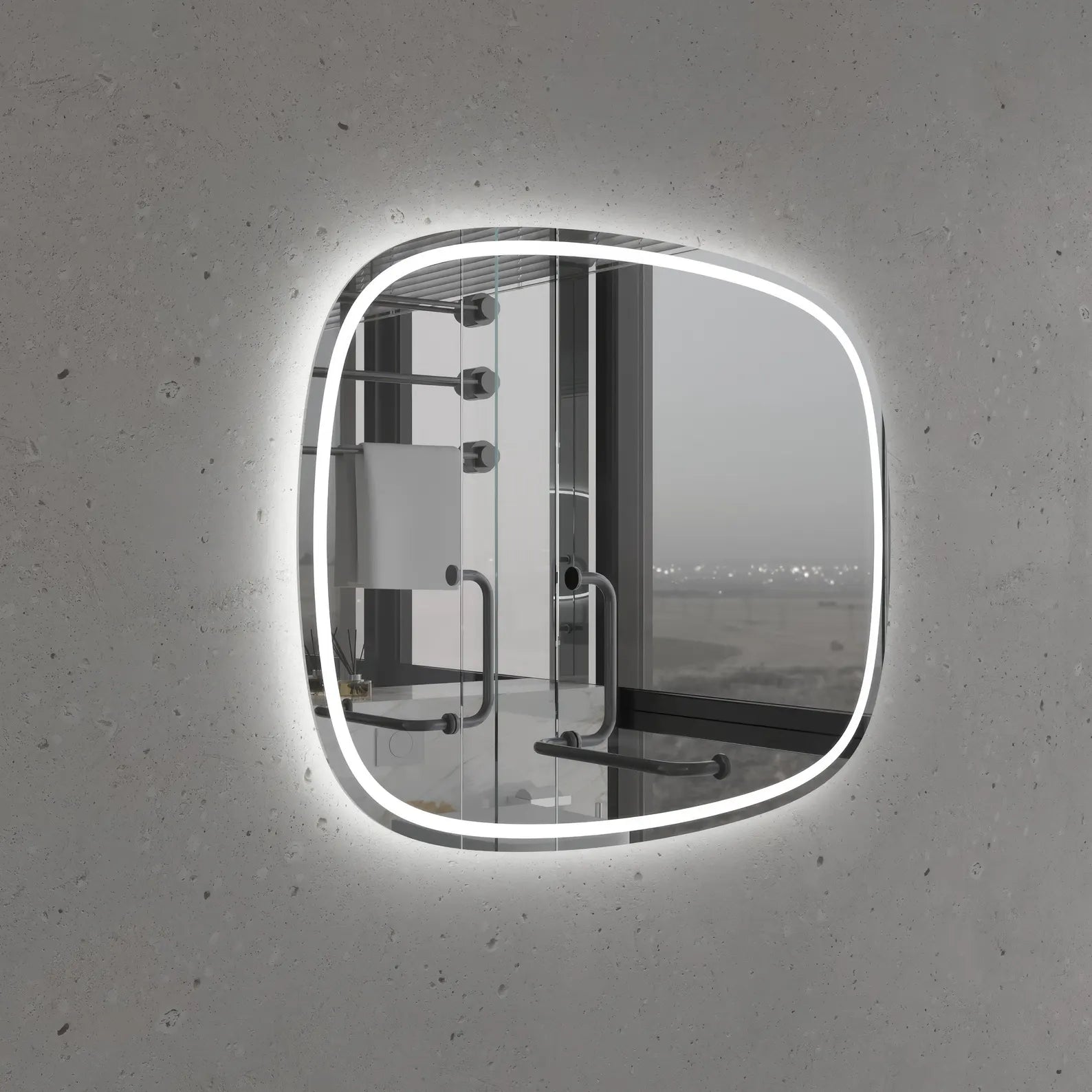 LED Horizontal Bathroom Wall Mirror