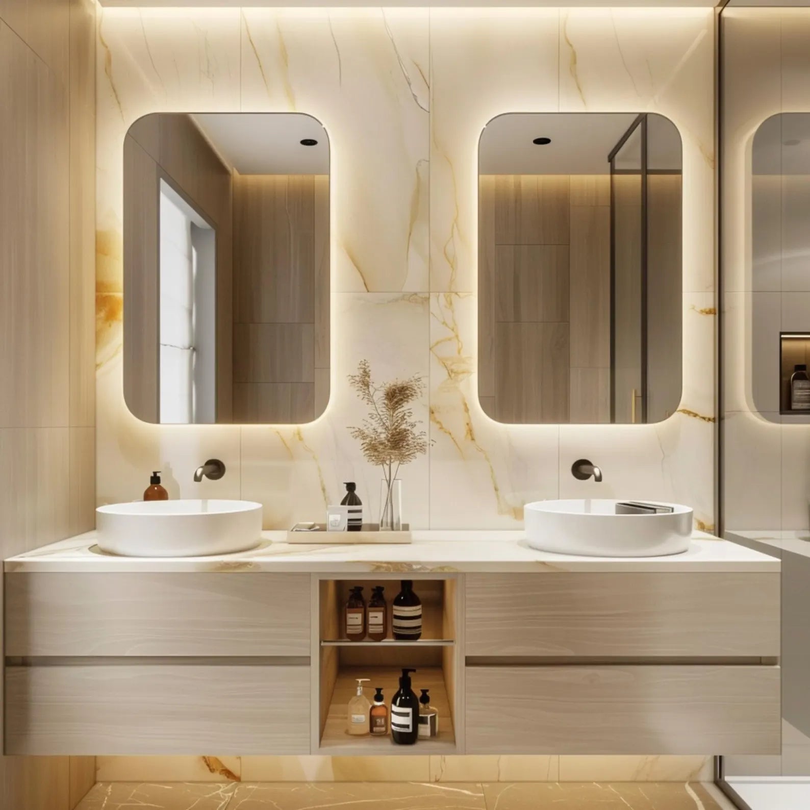 LED Rectangular Bathroom Backlite Mirror