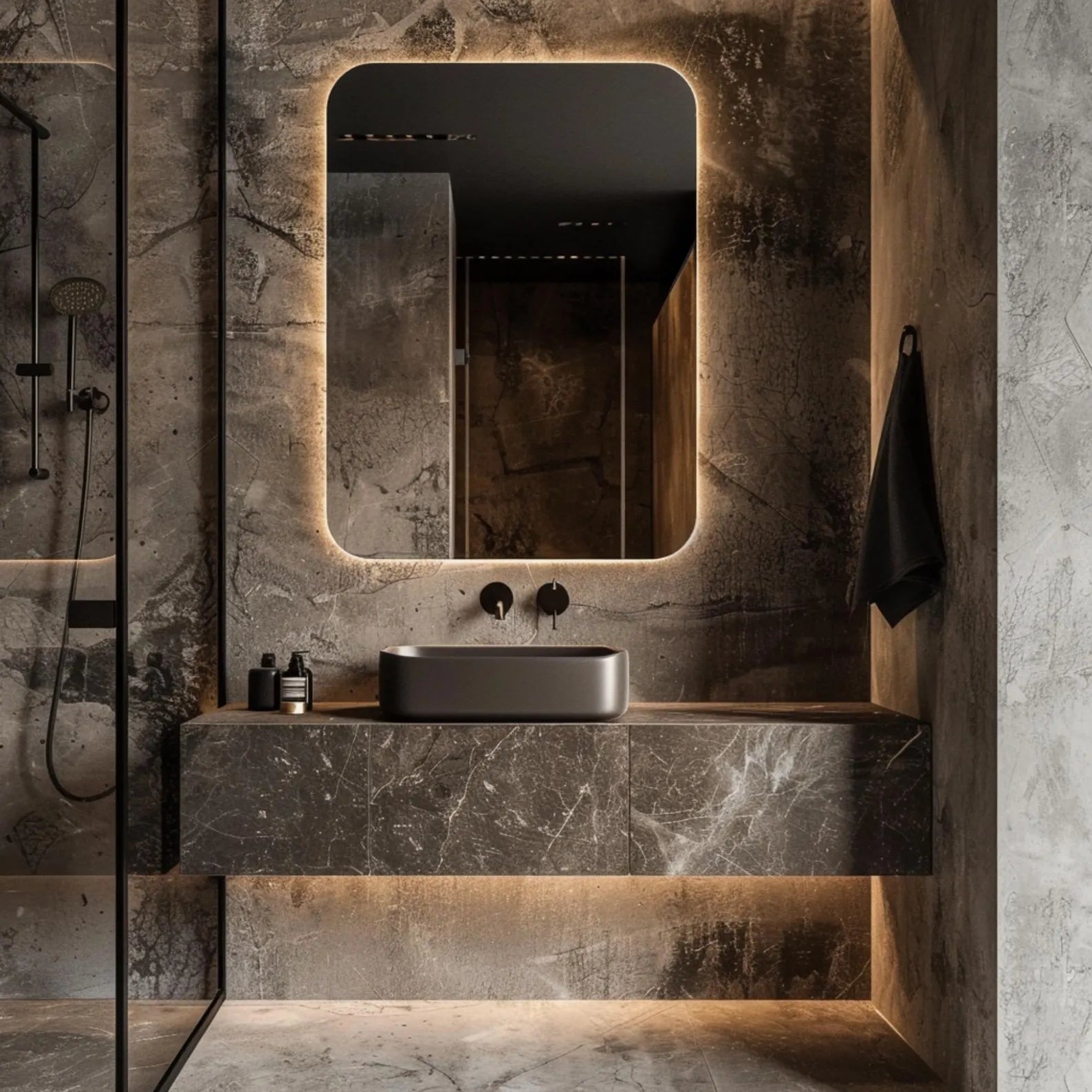 LED Rectangular Bathroom Backlite Mirror