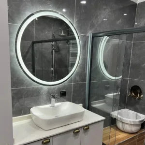 LED Round Frontlite Wall Mirror
