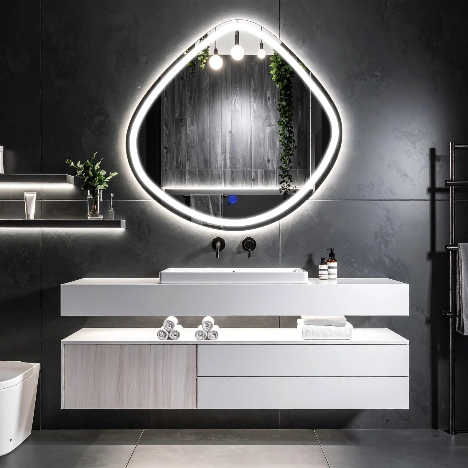 LED Irregular Frontlite Mirror