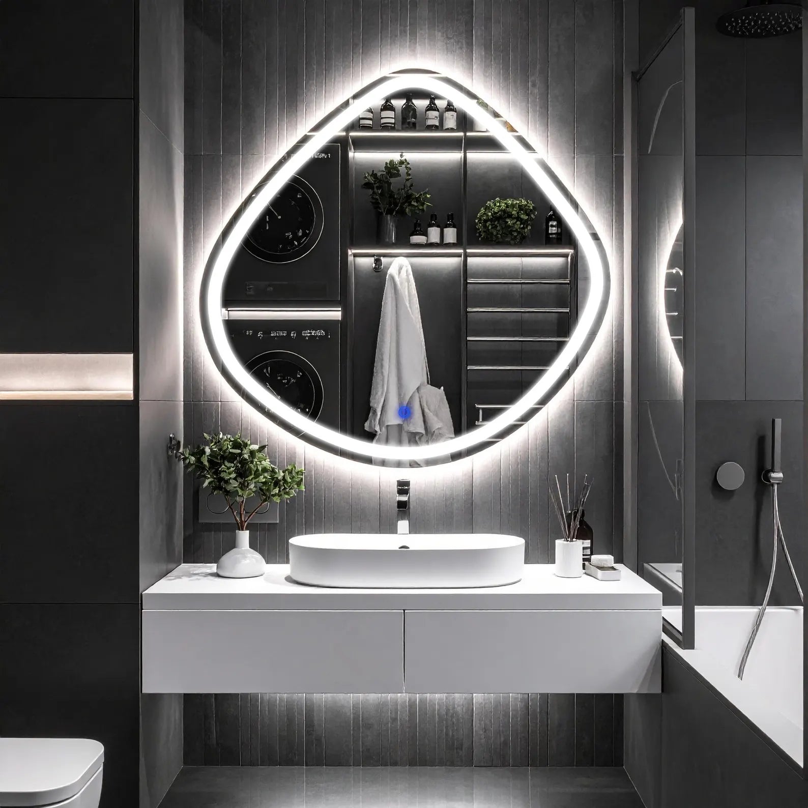 LED Irregular Frontlite Mirror