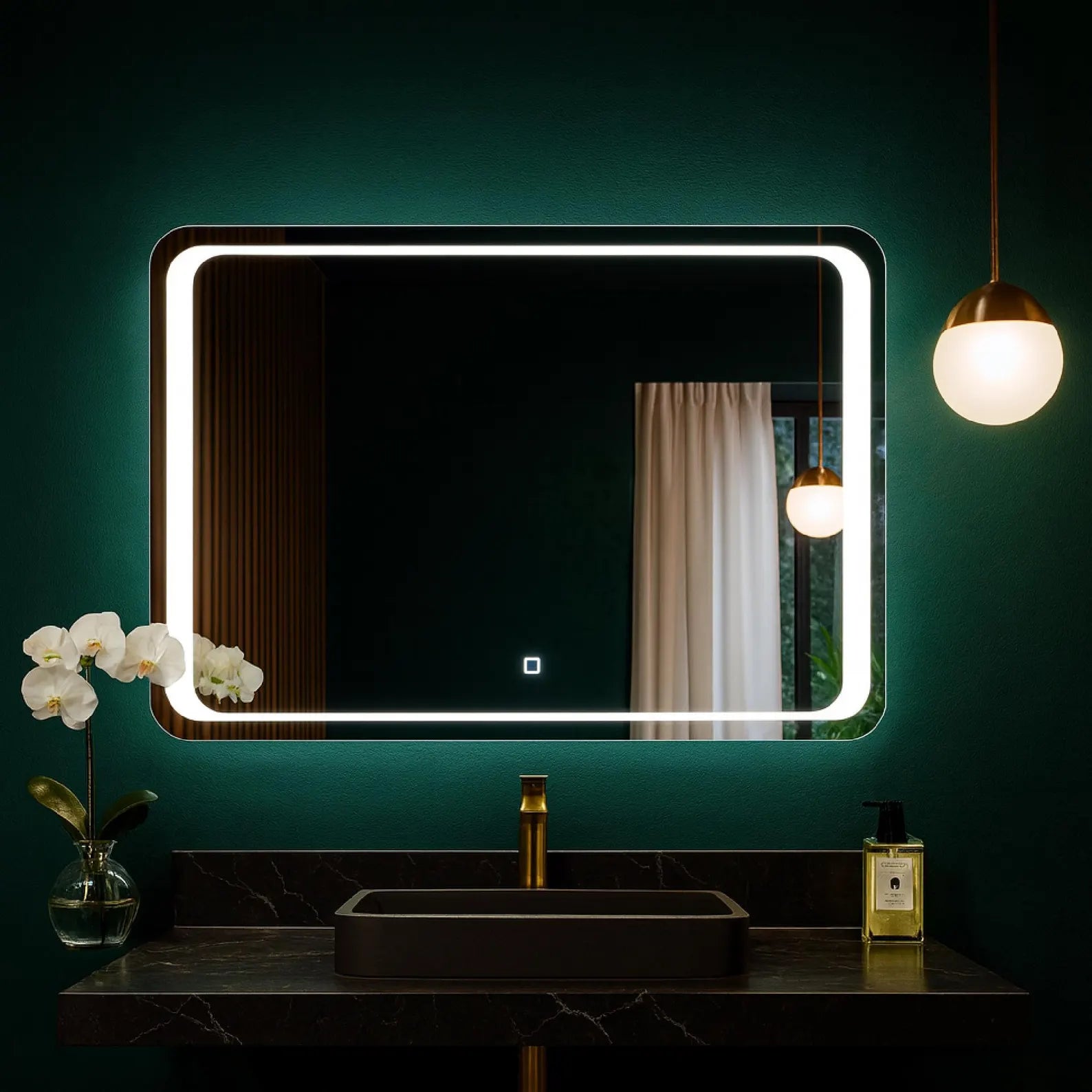 LED Rectangular Bathroom Wall Mirror