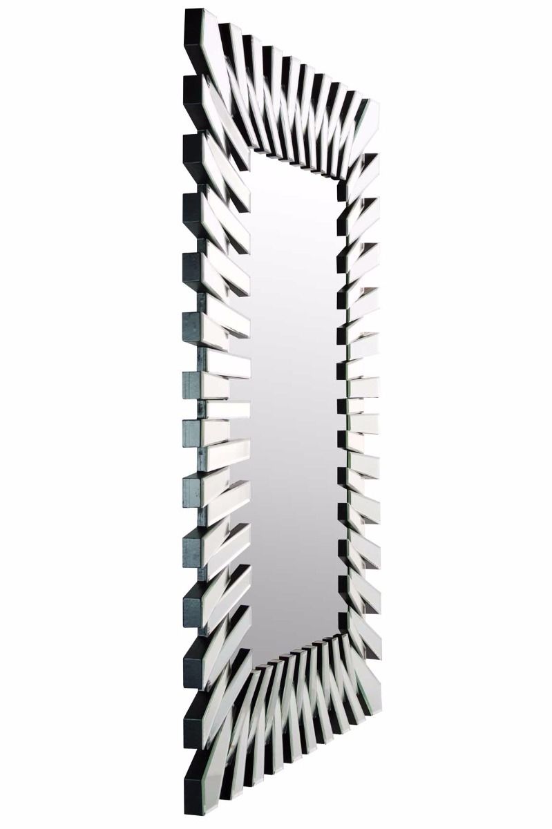 Starburst All Glass Stylised Wall Mirror
