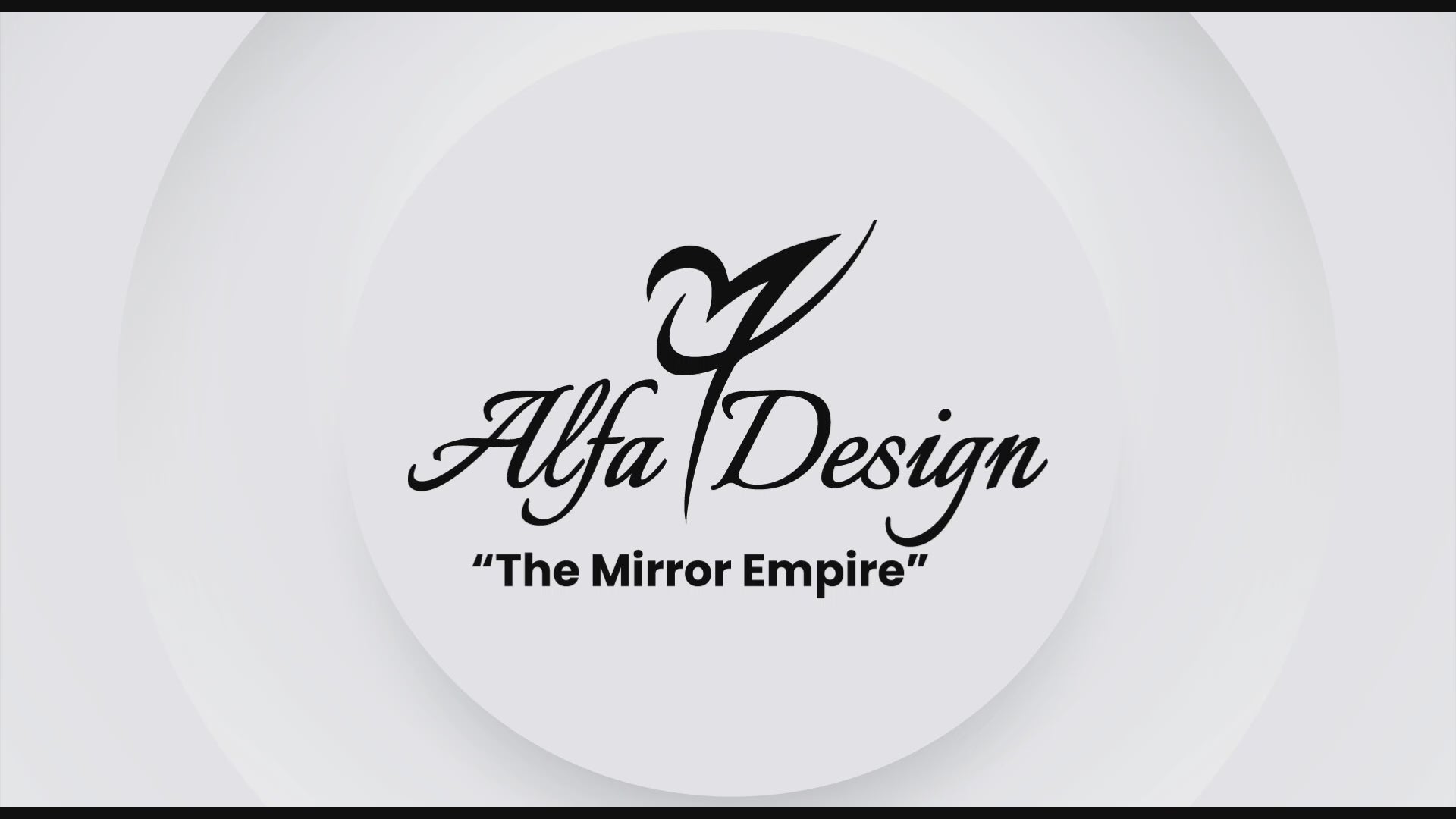 Load video: Hexa Design Round Decorative Mirror