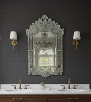 Arch Antique Wall Mirror Italian Venetian Inspired