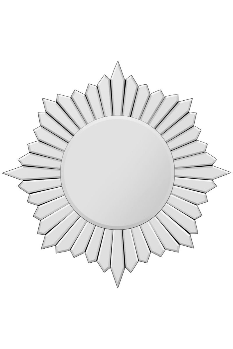 Round Sunburst Venetian Mirror