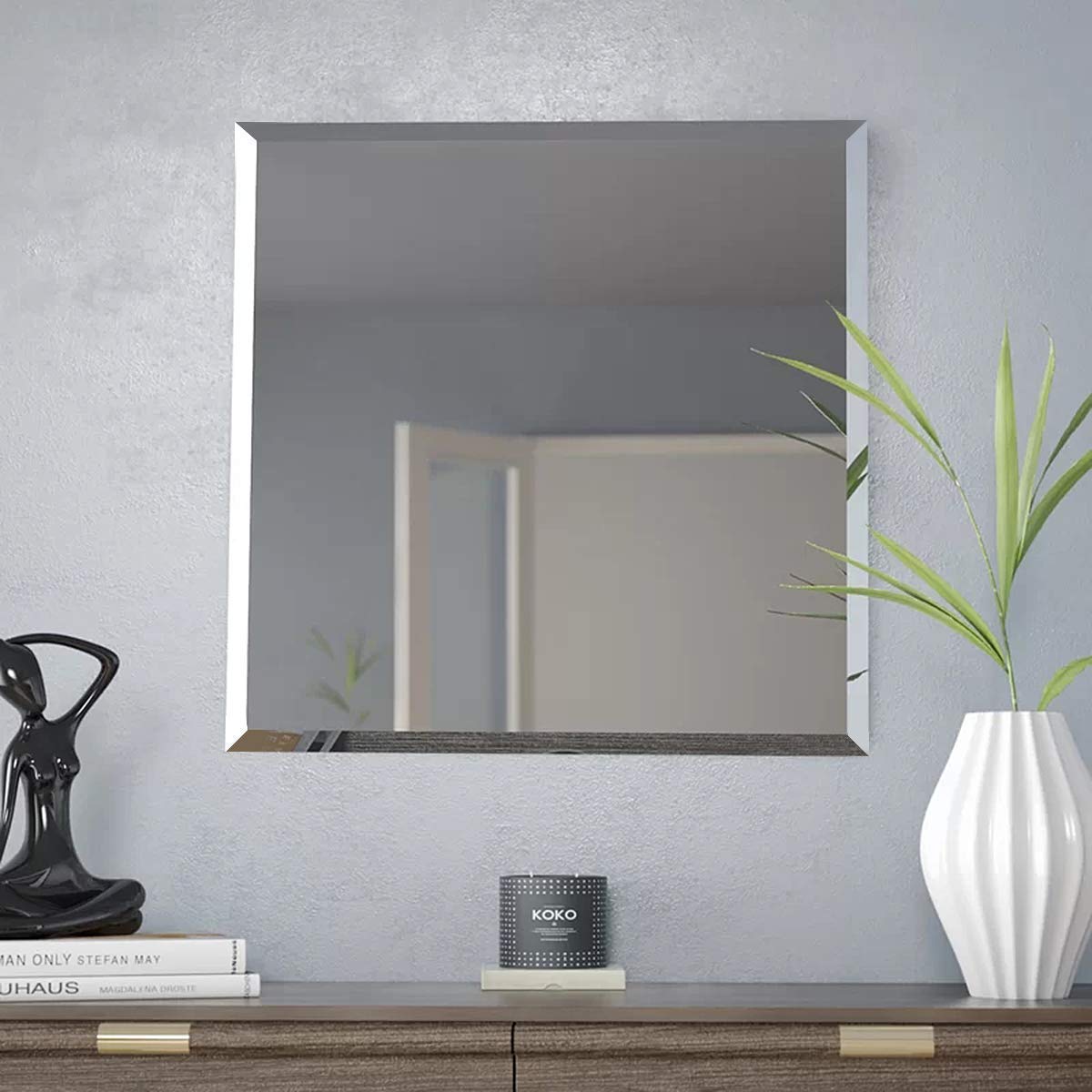 Frameless Bathroom Square Mirror - Alfa Design
