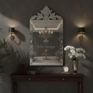 Venetian Contemporary Wall Mirror 24”x36