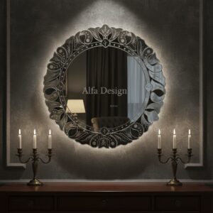 Wall Circle Venetian Round Mirror 31.5" inch