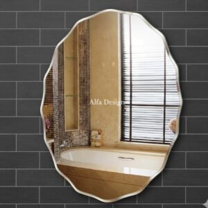 Frameless Bathroom Oval Mirror