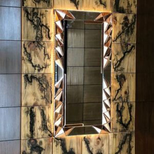 Rectangular Modern Venetian Mirror Decor for The Living Room