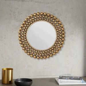 Golden Round Mirror Wall Decor Mirror2