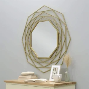 Triangle Design Wall Mirror