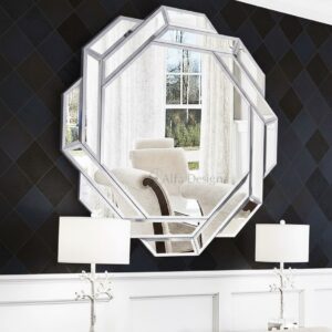 Round Venetian Modern Wall Mirror