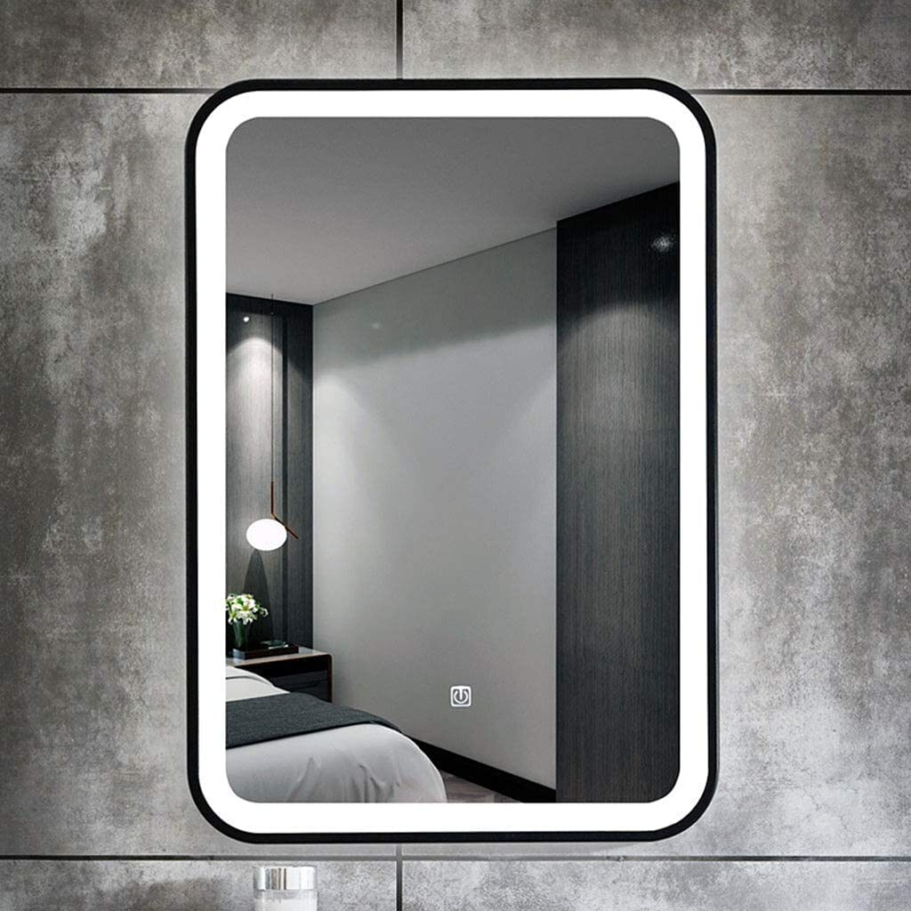 Led Black frame mirror